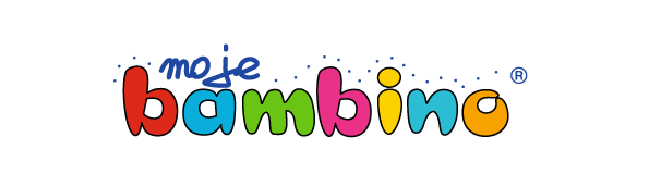 Logotyp firmy Moje Bambino - lidera na rynku wyposażenia placówek oświatowych