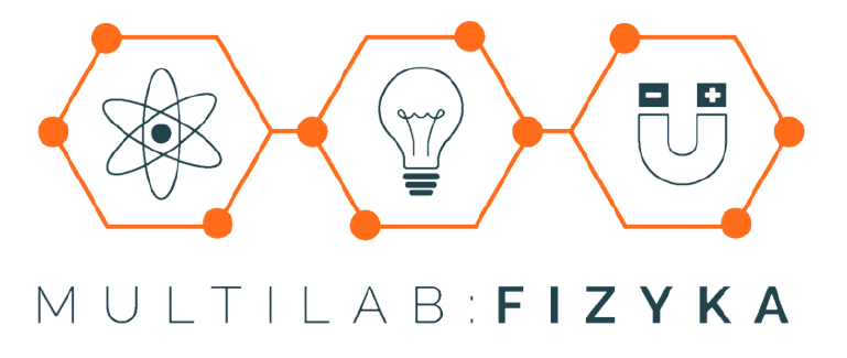 Logotyp programu multimedialnego Multilab Fizyka